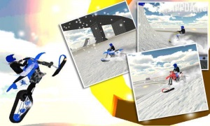Extreme Snow Mobile Stunt Bike  [ВЗЛОМ Много денег] v 1.0.2