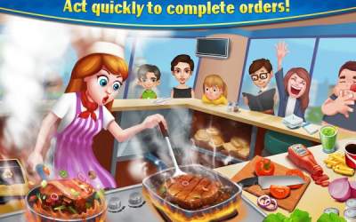 Burger Master [ВЗЛОМ: Неограниченные монеты / бриллианты] скриншот 4