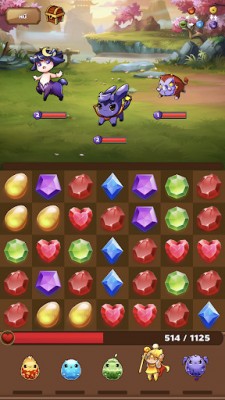 Monster House: Legendary Puzzle RPG Quest screenshot №3