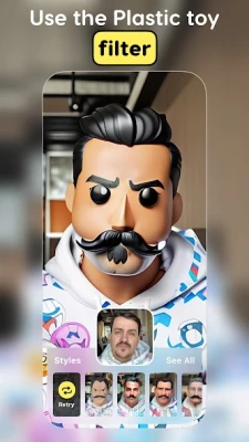 Restyle Cartoon yourself screen 4