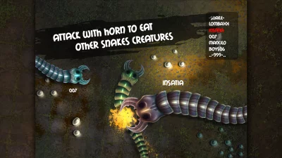 Insatiable.io -Скользящие змеи screenshot №8