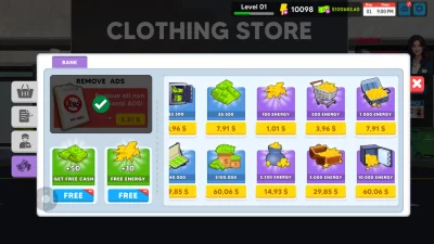 Clothing Shop - Simulator Game взлом screen 2